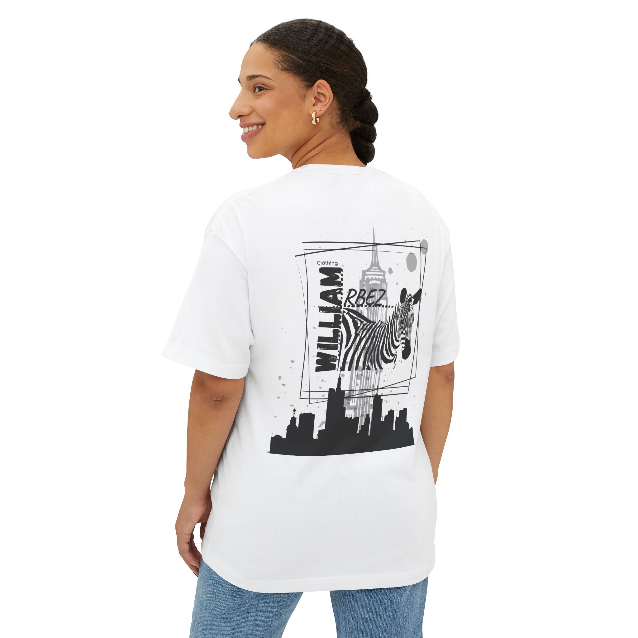 Zebra City Boxy Tee